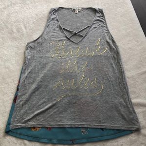 Floral sleeveless tank